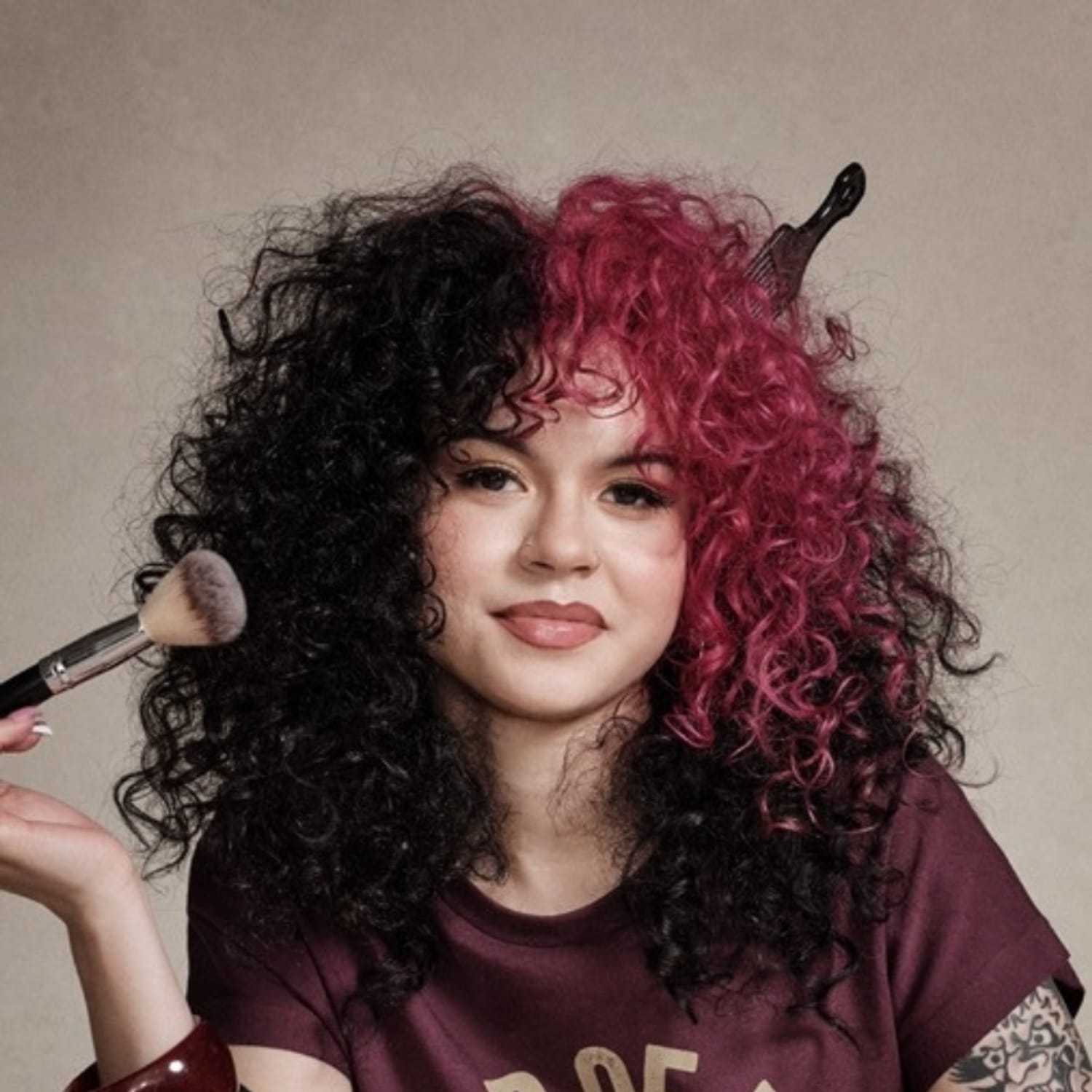 Portrait of Sophie, a professional stylist at [salon] 718, showcasing their expertise and style.